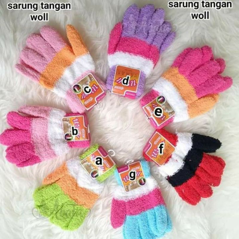 Sarung Tangan Wool Sarung Tangan Motor Wanita Sarung Tangan Cewe Sarung Tangan Motor Rajut Bulu