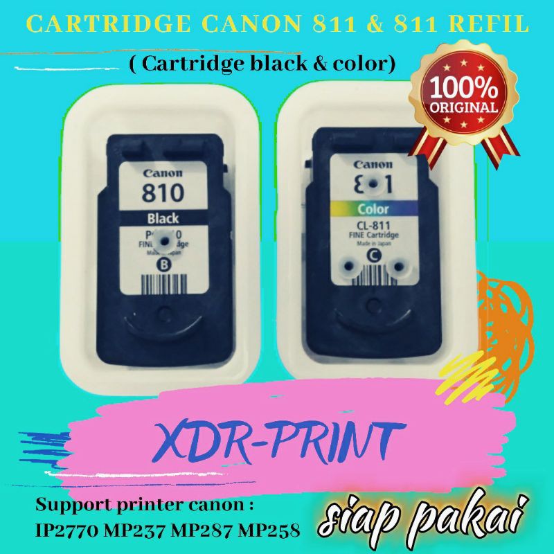 Cartridge Canon mp237 siap pakai Tinta Printer Canon MP237 Catrik Canon MP237 Katrid Canon Mp237