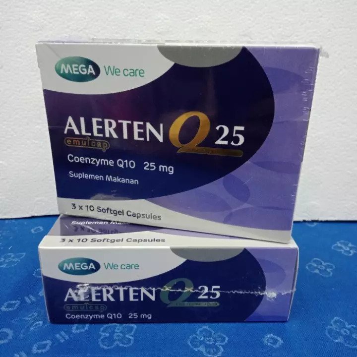 Mega We Care Alerten Q25 30 Kapsul Suplemen Kesehatan Jantung