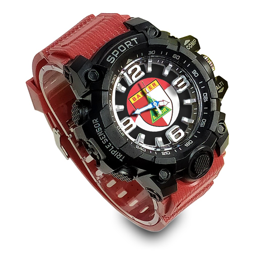 Jam Tangan Custom BANSER - ANSOR Ruber- Water Resistant