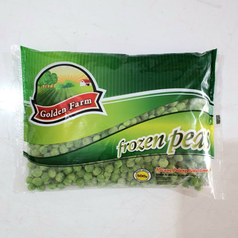 Golden Farm Frozen Peas Kacang Polong 500g