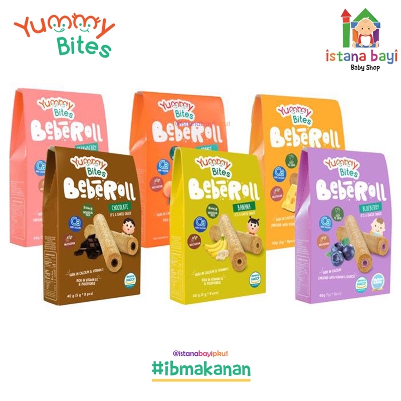 Yummy bites beberoll - Snack Anak/Makanan anak/cemilan anak best seller