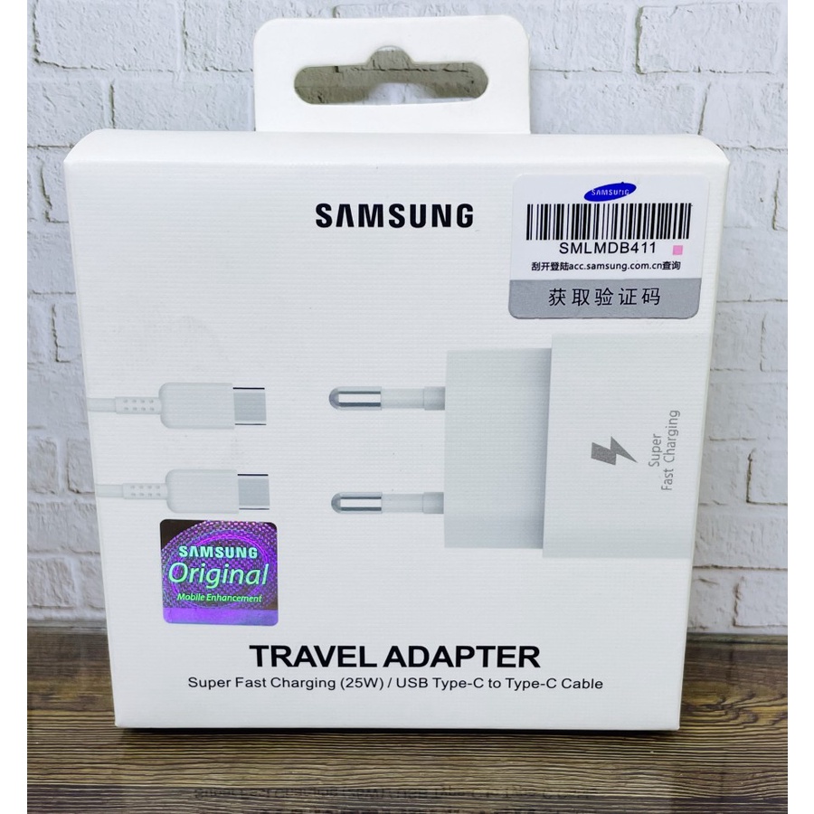 Charger Samsung A52 A32 25w Ori 100% Fast Charging Type C to C