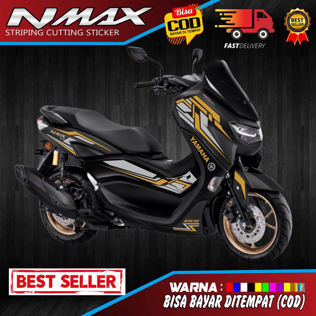 STICKER LIS BODI NMAX BARU CUTTING VARIASI LIS BODI NMAX KEREN