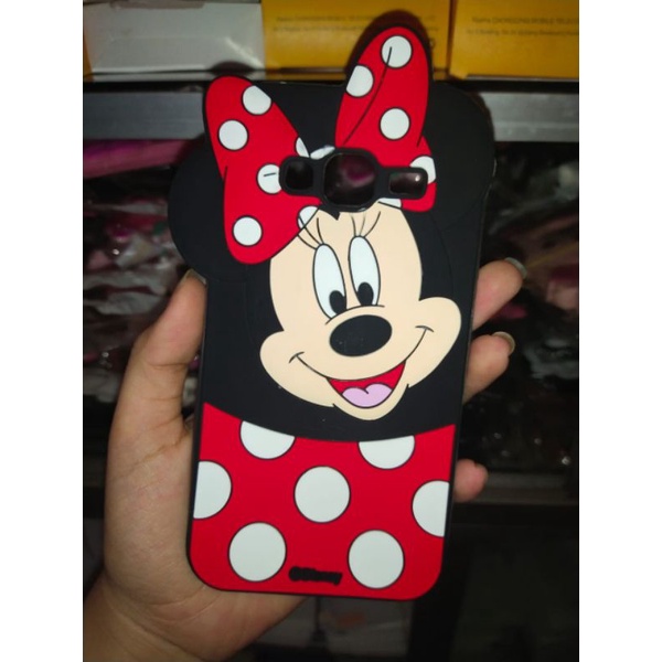 CASE 3D MINI MOUSE / CASE 3D SAMSUNG J3 / CASE 3D OPPO A37 / CASE 3D OPPO NEO 9 / CASE 3D MURAH KEDI