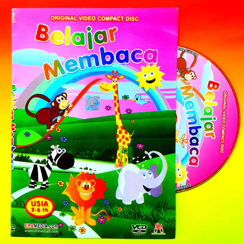 Kaset Original Video Edukasi Anak Belajar Membaca Usia 2-6 Tahun