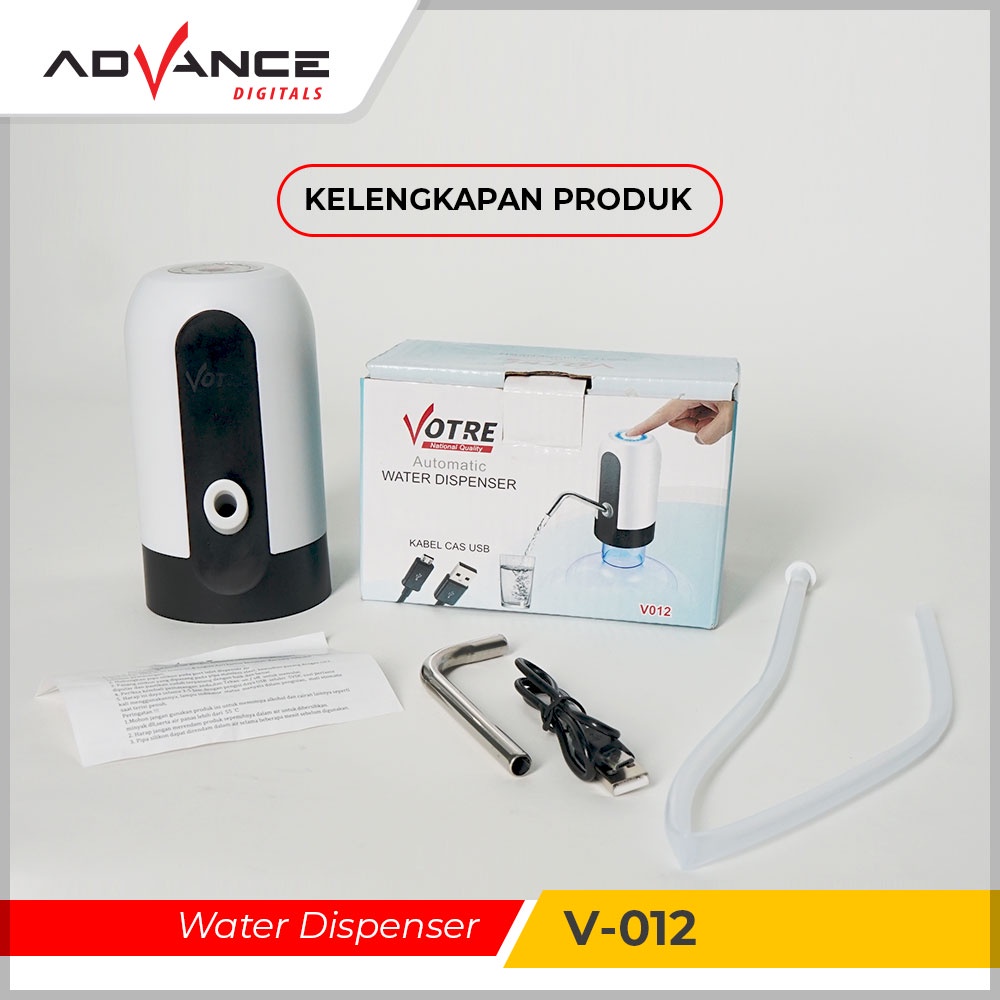 【Garansi 1 Tahun】Advance Pompa Air Dispenser Air Otomatis Dispenser Air Portabel V-012