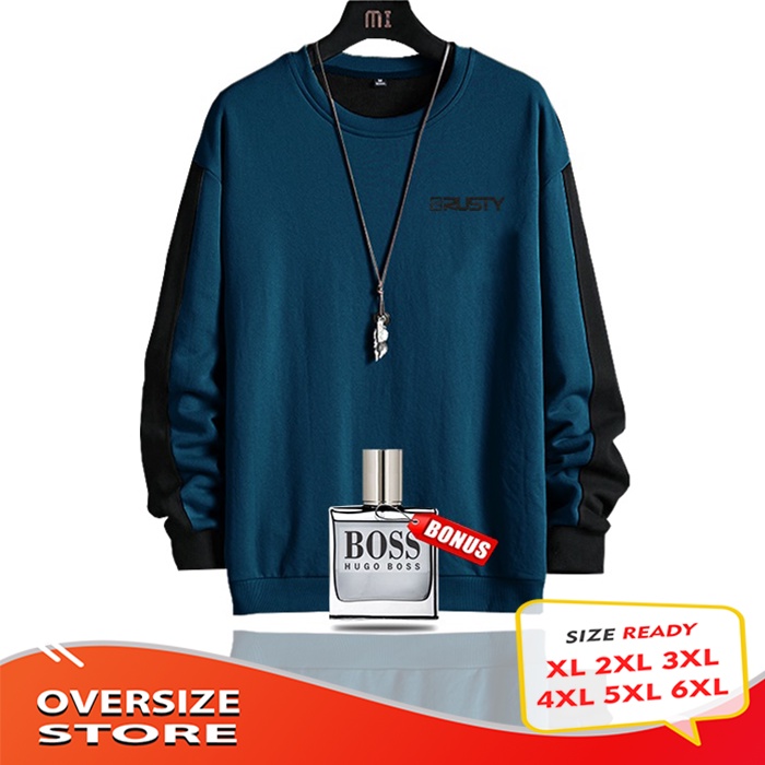 Sweater Crewneck BIG SIZE RUSTY Jaket switer pria wanita Terbaru