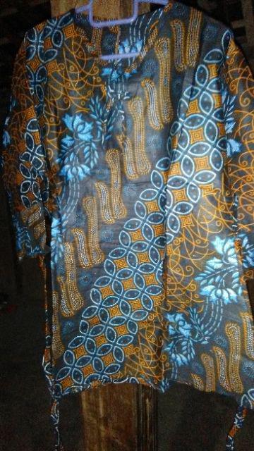 Atasan Batik Dolby Dolbi Dobby Doby Tenun Sutra Tulis Halus Katun Atbm Baron ,sarombit Atasan