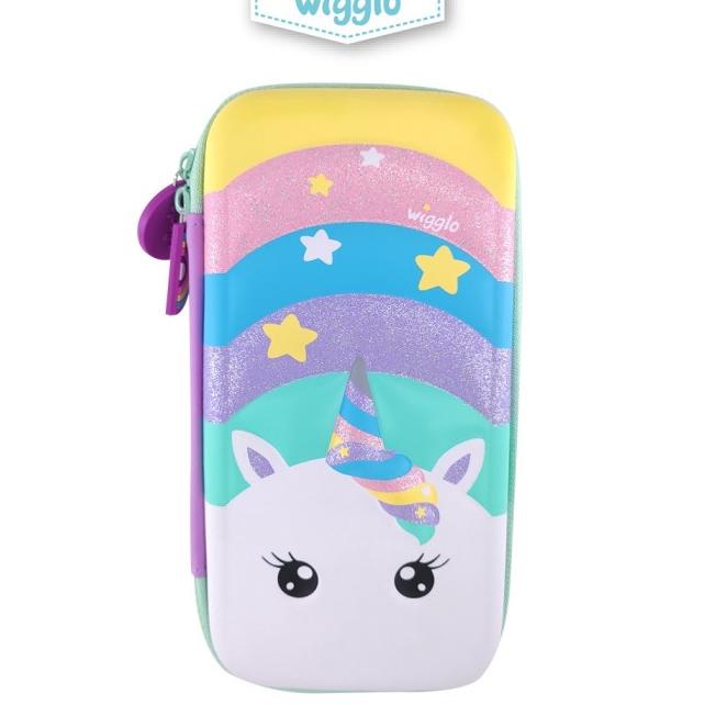 

Wigglo Hardtop Pencil Case Glitter Unicorn