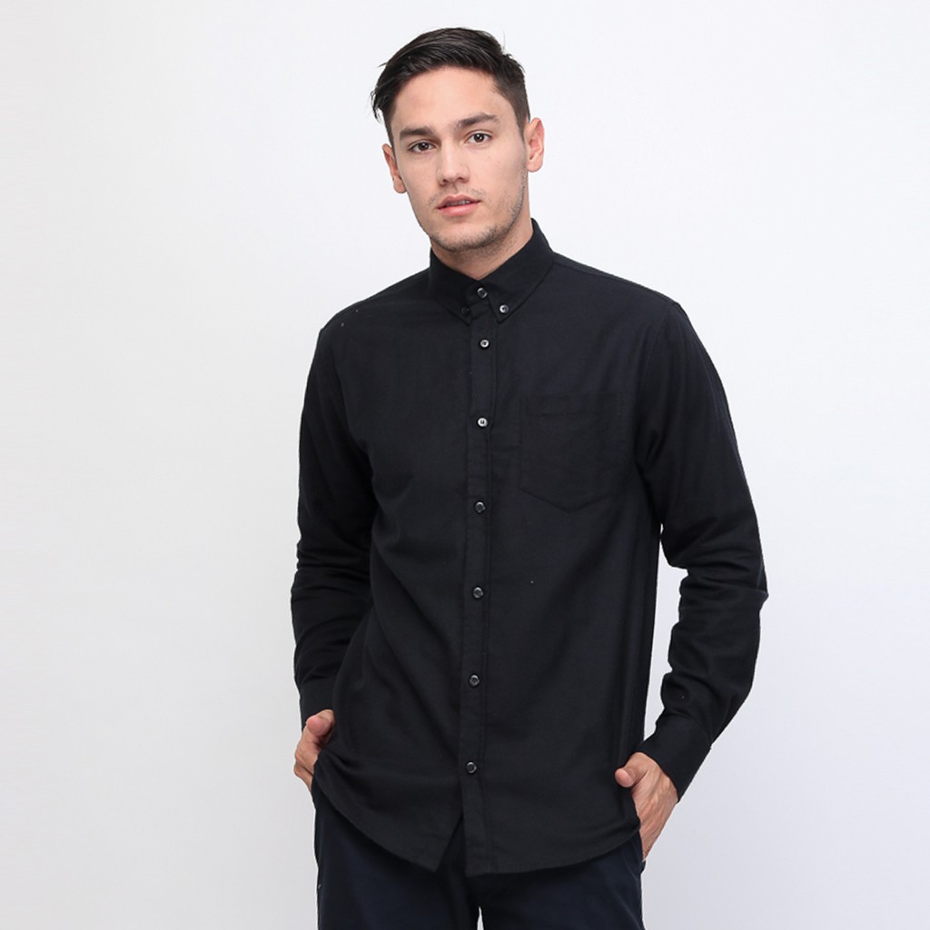 

17Seven Original Kemeja Polos Pria Lengan Panjang 0142-Puzzle
