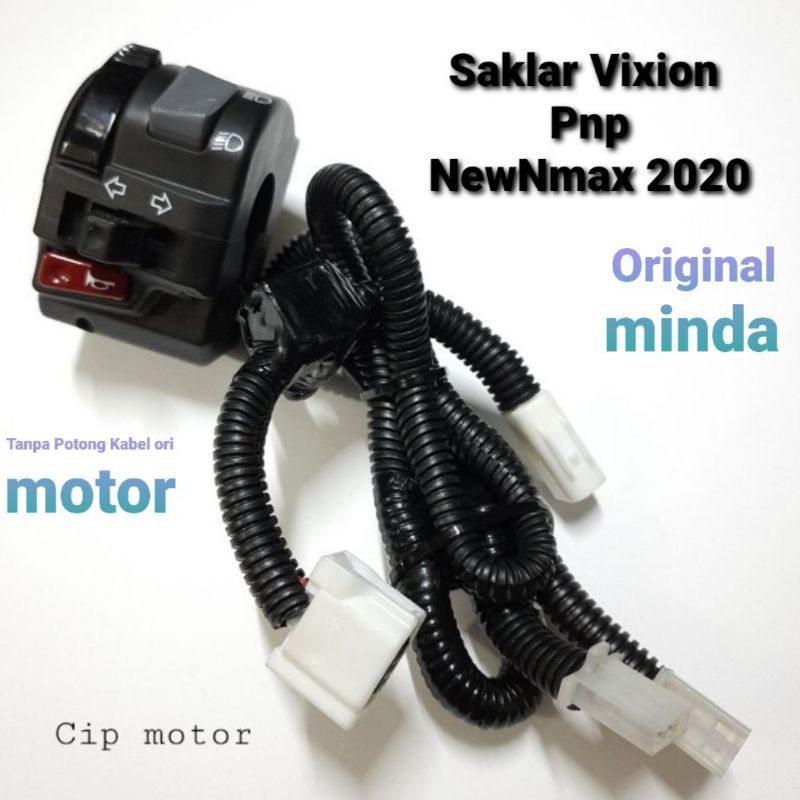 Saklar Vixion PNP New Yamaha Nmax 2020 2021 2022 Original Minda Best Quality