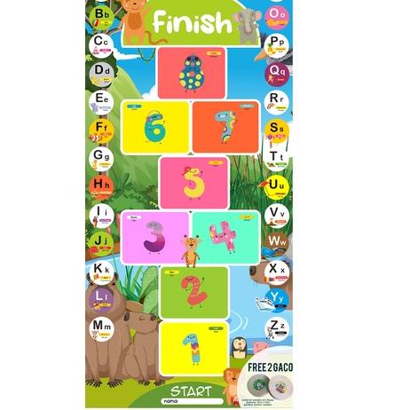 ➱ Engklek Jumbo Modern - HOPSCOTCH - Karpet Motorik Anak ✦