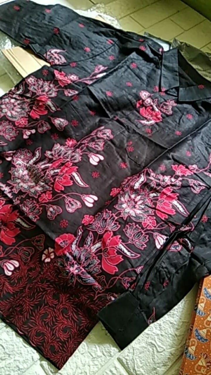 Kemeja Batik Pria Size M L Xl Xxl Bswart Batik Hrb026 Kenongo Hem Panjang Padi