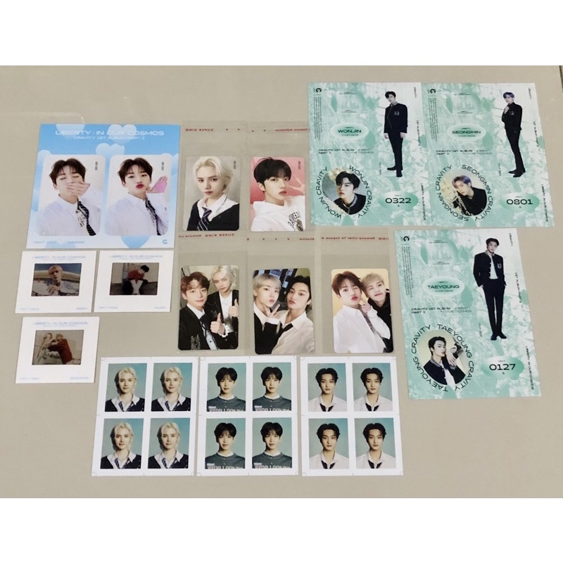 READY INA CRAVITY 1st Album part 2 - Liberty : In Our Cosmos (LIOC) Photocard Benefit SSQ Jungmo