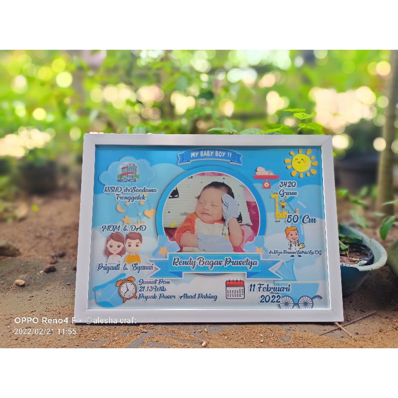 Biodata bayi / baby boy /baby girl 10Rs,12Rs,16Rs