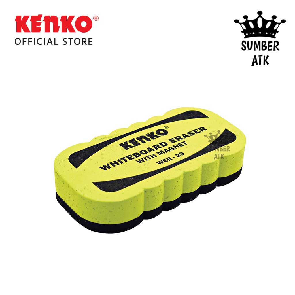 

Penghapus Papan Tulis Magnet Kenko WER-29 / Whiteboard Eraser With Magnetic OVAL - 1 PCS