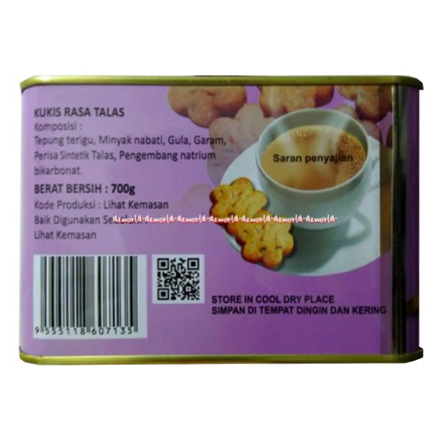 Ququ 700gr Yam Cookies Peanut Cookies Green Pea Cookies Cemilan Snack Biskuit Rasa Kacang Polong Sayuran Biskuit Keladi Kemasan Kaleng Ququ Quku 700 gram