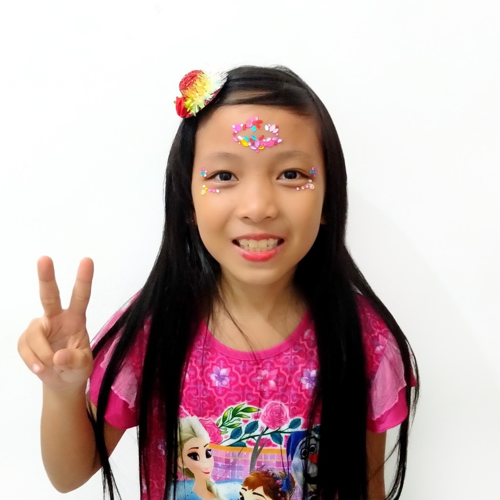 Stiker Wajah Mainan Make Up Anak Face Sticker