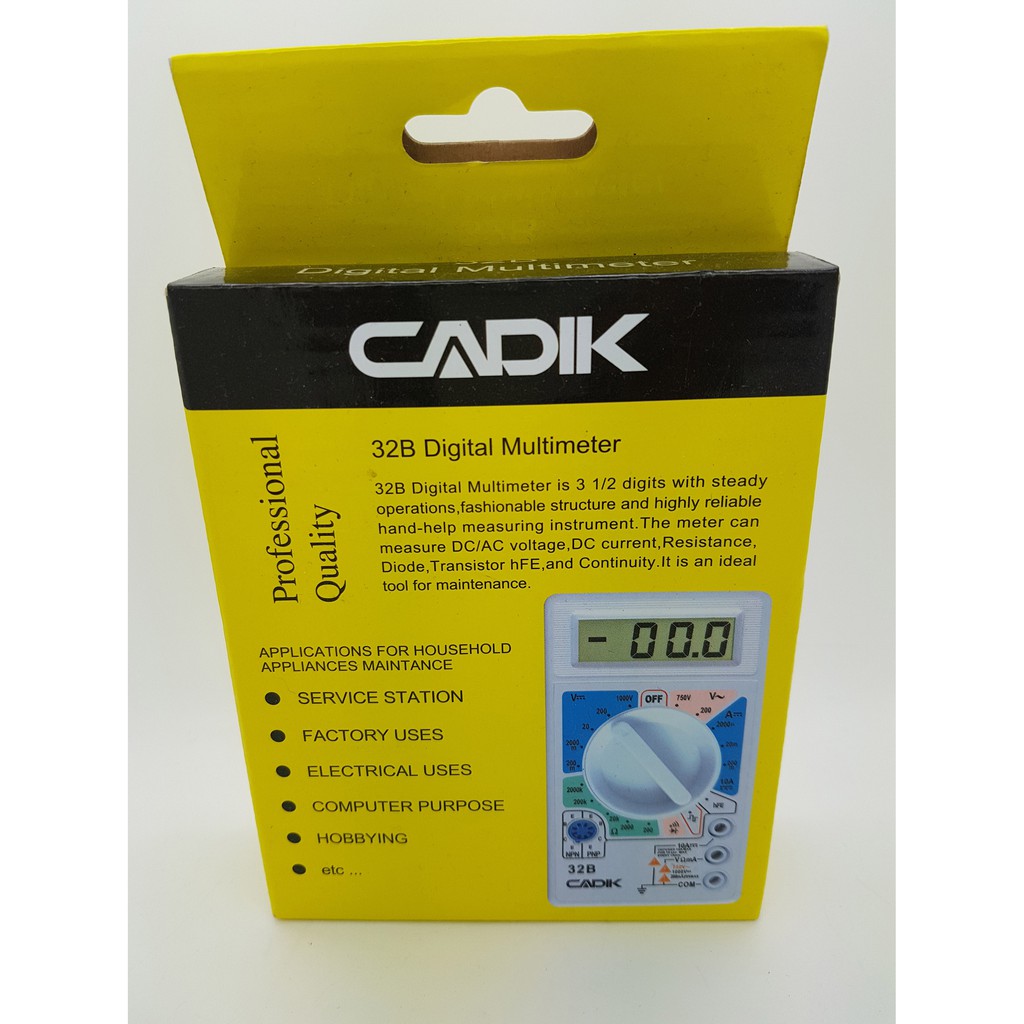 Digital Multitester Cadik 32B