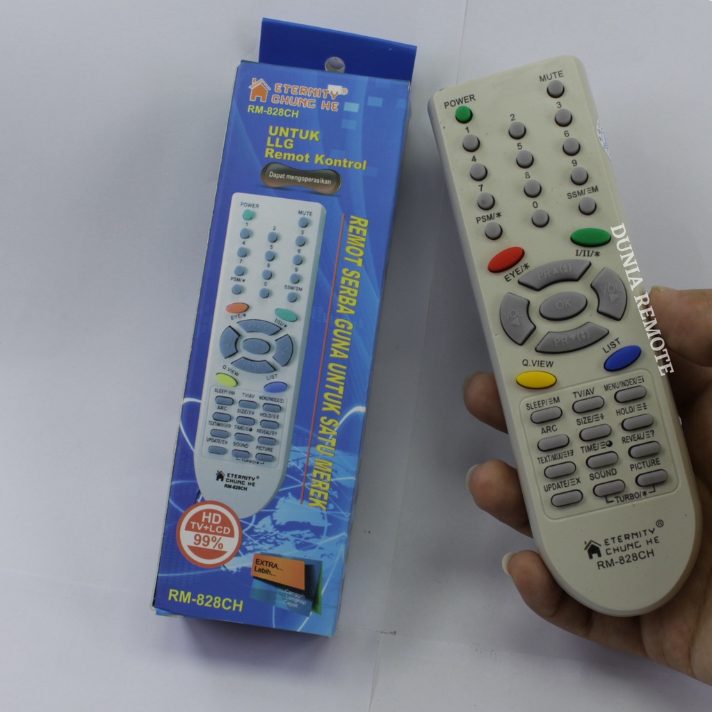 Remot Remote TV LG Tabung MULTI 828ch tanpa setting Universal