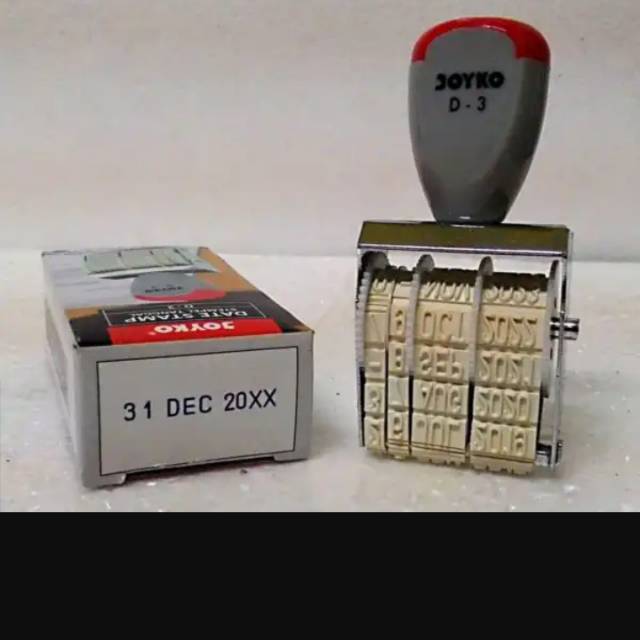 Joyko stempel tanggal+bulan+tahun