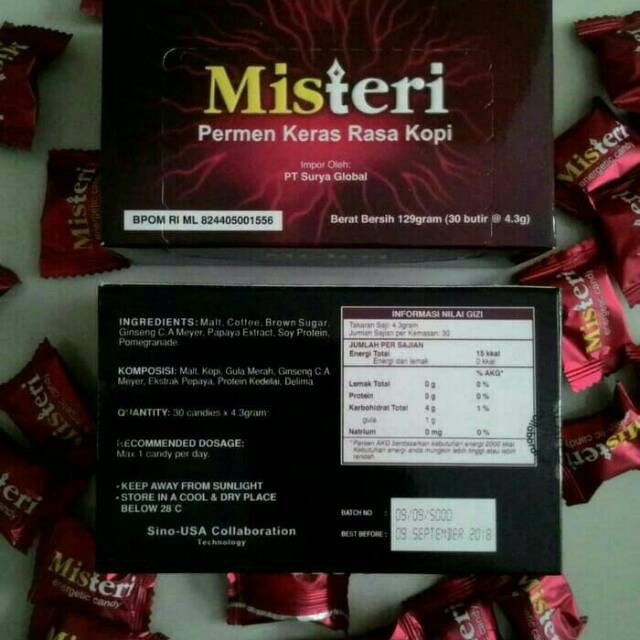 

Diskon khusus PERMEN HERBAL MISTERI