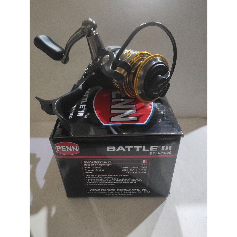 Reel PENN Battle III 1000, 2000, 2500, 3000, 4000,4000 HS,6000 HS,8000