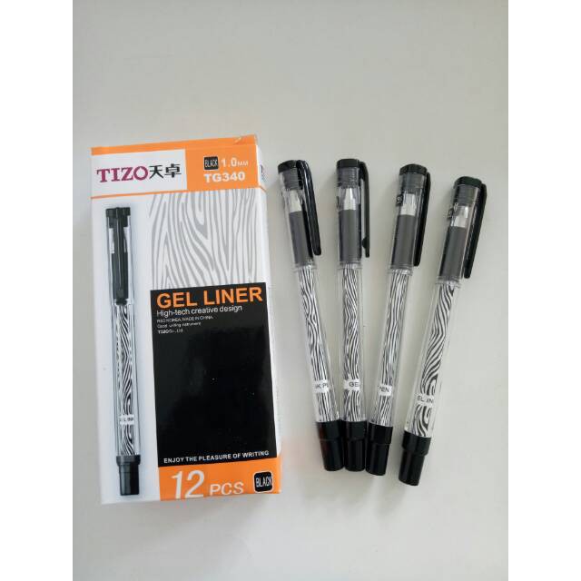 

PENA TIZO TG-340 HITAM (ISI 12PC)