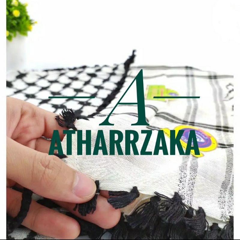 SORBAN ALMAS ARAFAT HITAM PUTIH