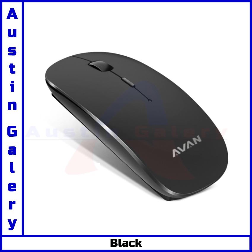 Mouse Wireless 2.4G Universal Mini Slim Design Untuk PC Laptop