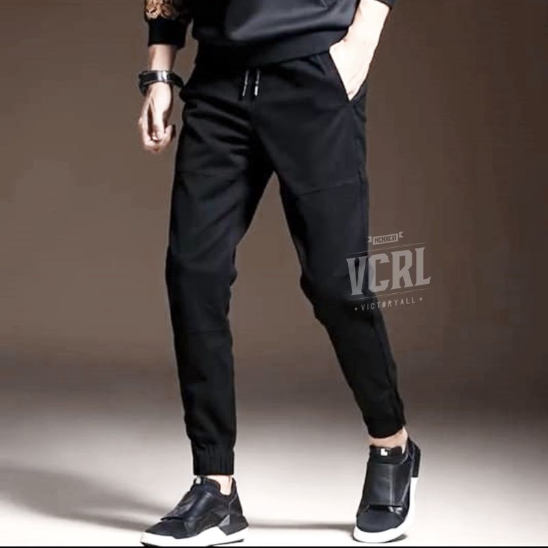 Celana Joger PRIA WANITA panjang Jogger Gym training trening trining terening olahraga jumbo