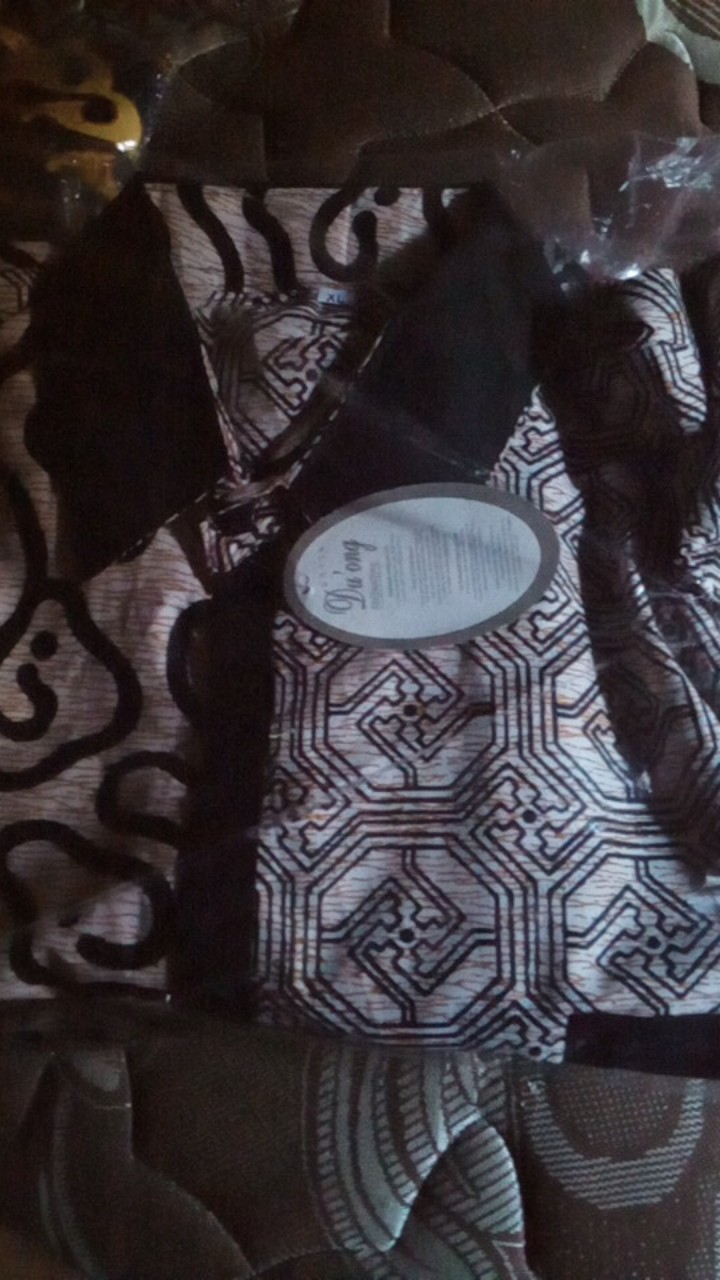Original Abadi Batik Hem Kemeja Batik Hitam Manis Sogan Halus Lengan Pendek Best Seller
