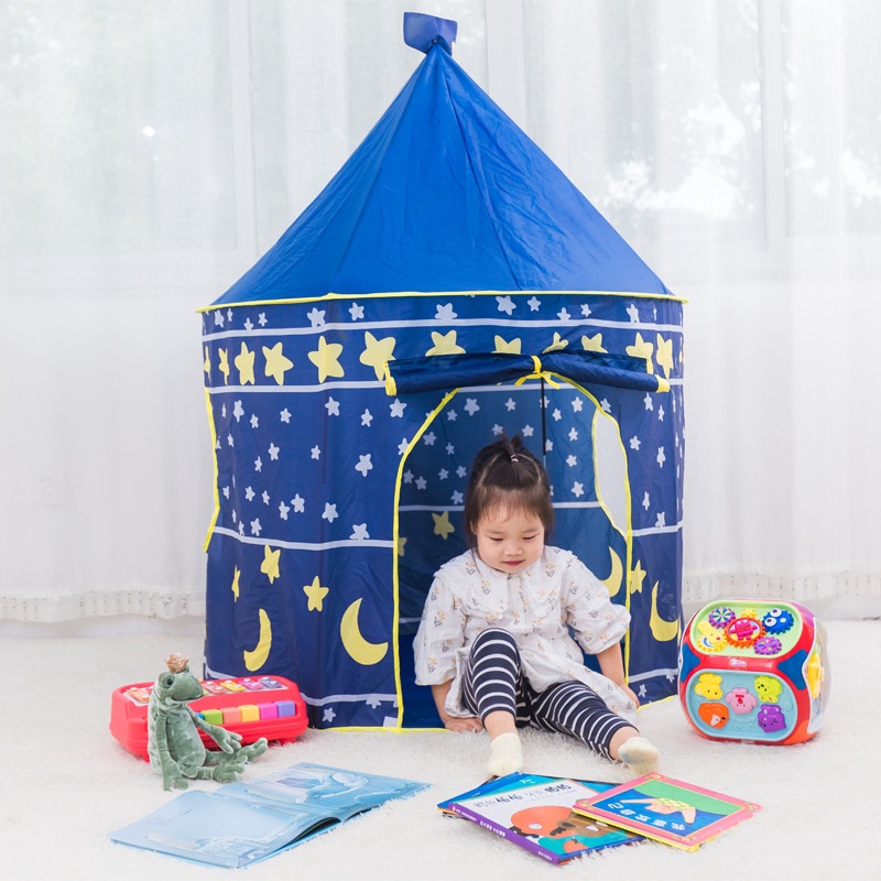 SHENAR,(COD) Tenda Anak Bermain Model Castle Kids Camping indoor Outdoor Anak