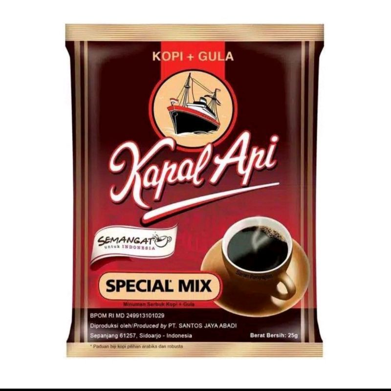 

kopi Kapal api special mix 1 ranceng 10 sachet