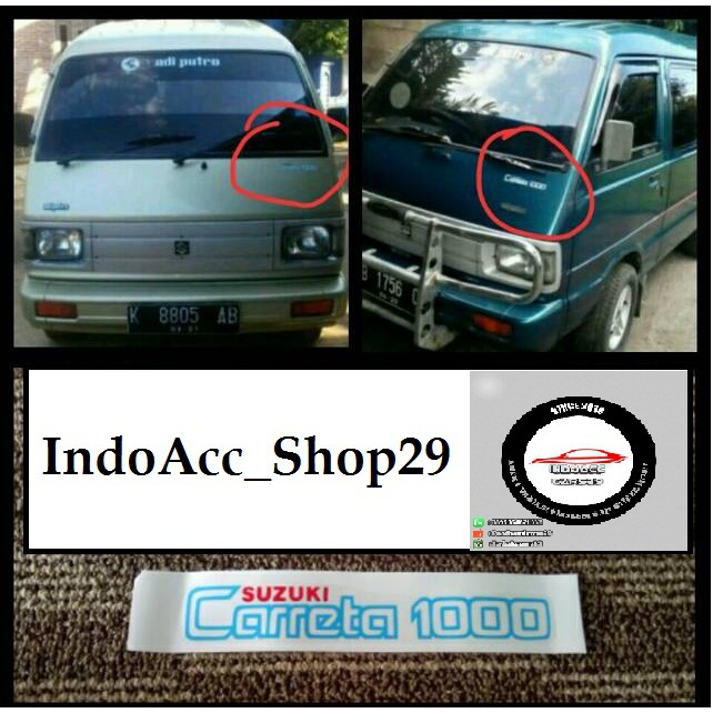 Sticker Stiker Striping List Tulisan CARRY Caretta 1000 1.0 Extra Super Amigo Adiputro Karoseri PV
