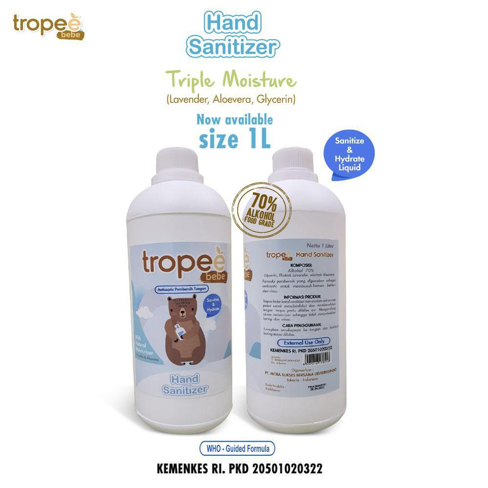 Tropee Bebe Hand Sanitizer 1 Liter