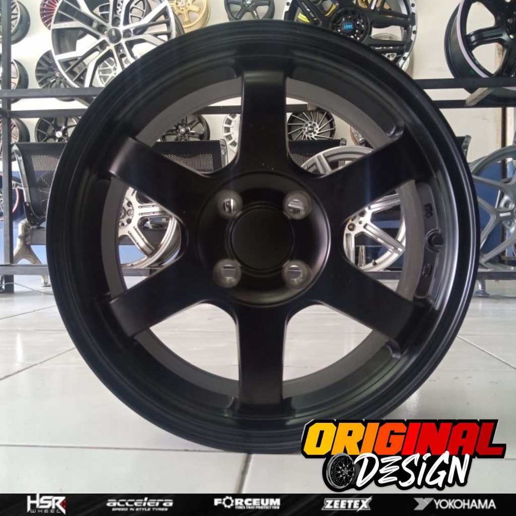 Velg Mobil TE37 Ring 15 HSR Tokyo R15 Untuk Splash Agya Ayla Sigra