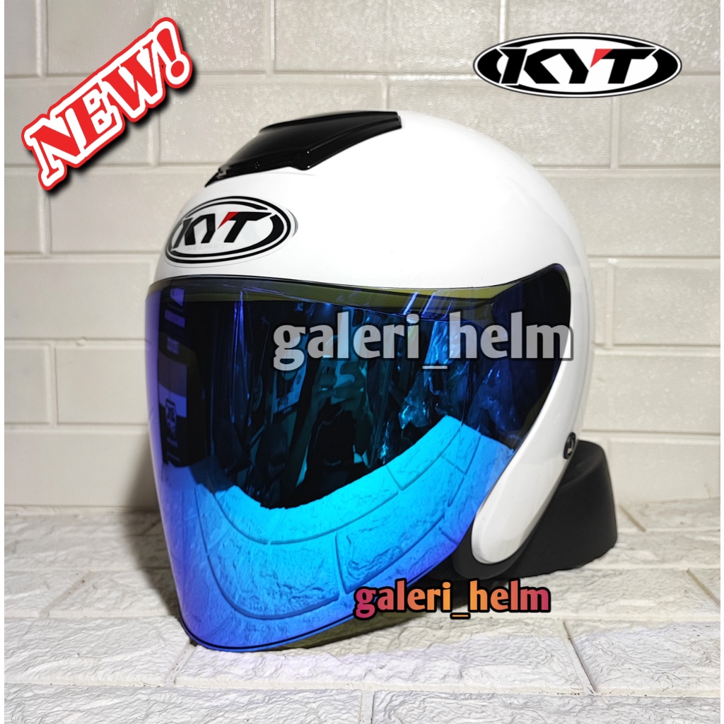 HELM KYT KYOTO REPLIKA WHITE|PUTIH MERK DYR|COSTUM KYOTO