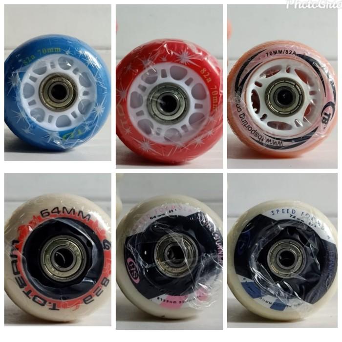 Ban/Roda Karet Sepatu Roda/inline skate+Bearing