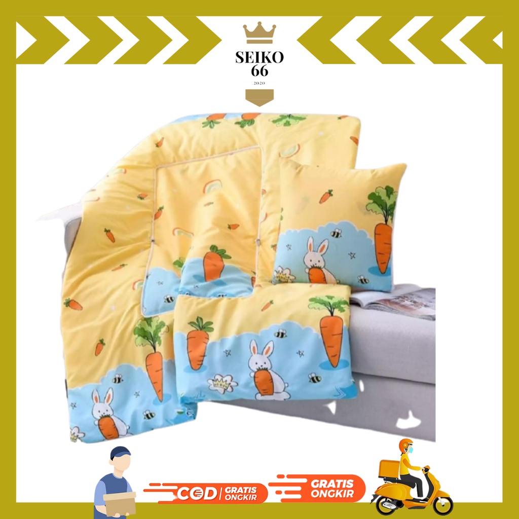 BANTAL SELIMUT 2 IN 1 MOTIF BALMUT DEWASA ANAK BALMUT SERBAGUNA