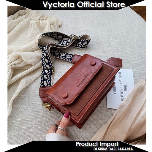 (COD) Vyctoria VOS5004 Tas Selempang Wanita Fashion Handbag Import Grosir Promo JT6953 EL5004 6953 5004