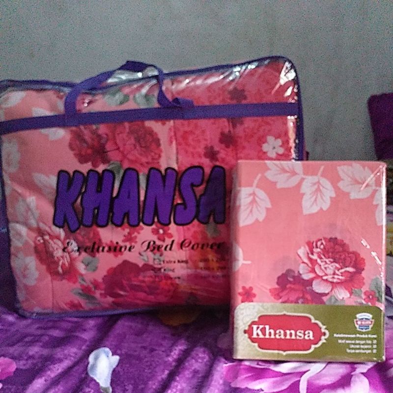 Bed Cover Sprei Khansa Premium
