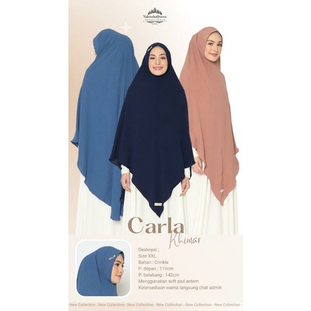 Khimar CARLA size XXL original Valenshaqueen hijab //Carla ori valenshaqueen