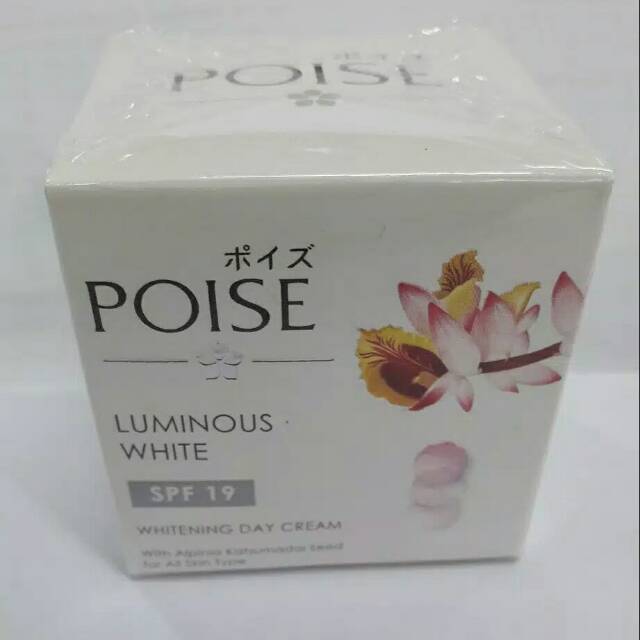 POISE LUMINOUS DAY CREAM WHITE SPF19 50GR
