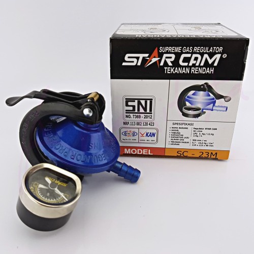 PAKET REGULATOR GAS LPG STARCAM DESTEC SC-23M SNI