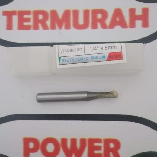 Mata Profil Straight Bit 5 mm 1/4" shank router bit trimmer