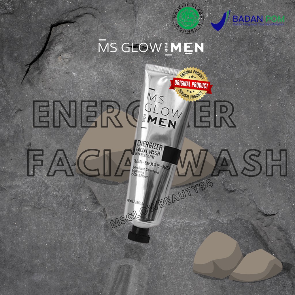 Facial Wash Ms Glow Men/Ms Glow Men Facial Wash