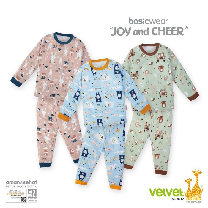 Velvet Junior - 3stel Dream Wear Piyama JOY AND CHEER