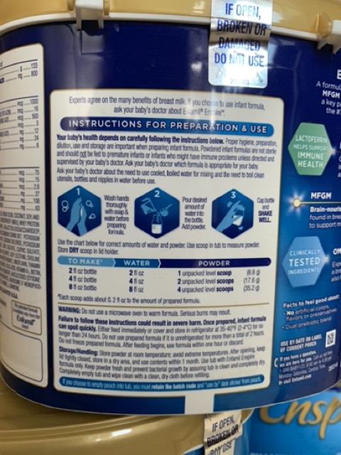 Enfamil Enspire Infant Formula 518 Gr Shopee Indonesia